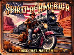 Spirit of America 12x16 metal sign by Steve McDonald