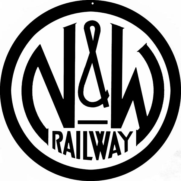 Norfolk & Western Railway  Round Sign