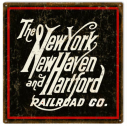 The New York New Haven Railroad Co., Black Sign 12x12