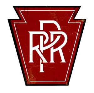 RPR Pennsylvania Railroad Reproduction Herald Sign