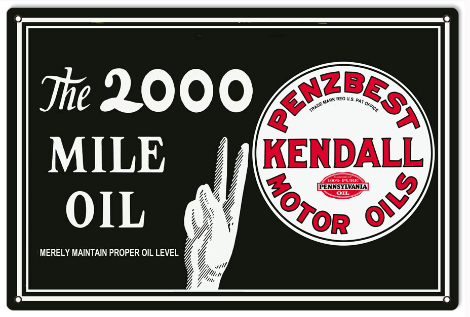 Kendall Motor Oil Pin 