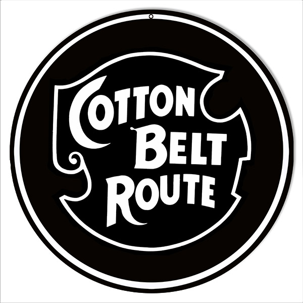 Cotton Belt Route Railroad Sign 14 Round