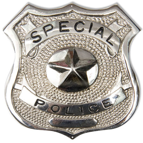 Special Police Badge Sign 15x15 - Reproduction Vintage Signs