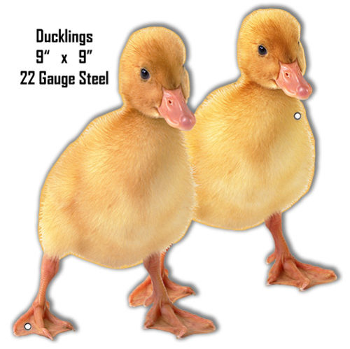 Baby Ducks Animal Wall Art Laser Cut Out Sign 10x10