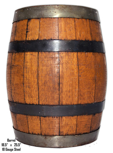 Wine Barrel Laser Cut Out Sign 18.5x 25.5