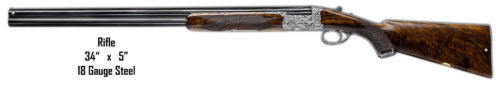 Vintage Rifle Nostalgic Reproduction Sign 5x34