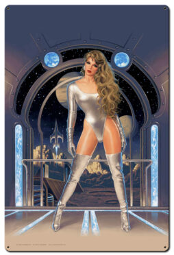 HB342 - Lunar Fantasy Metal Sign 36x24 by Artist Greg Hildebrandt