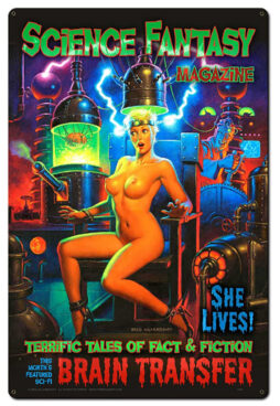 HB359 - BRAIN TRANSFER 24x36 by artist by Greg Hildebrandt